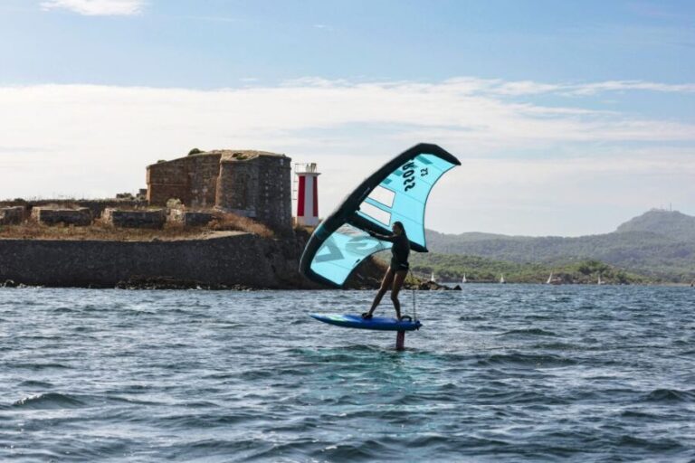 Fornells: Wing Foil Lesson with Gear in Menorca - The Experience and the Views