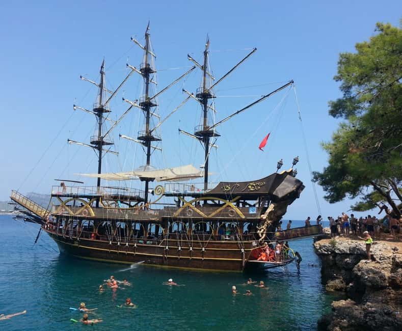 From Antalya: Kemer Pirate Boat Tour with Foam Party & Swim - What’s Included and What Not