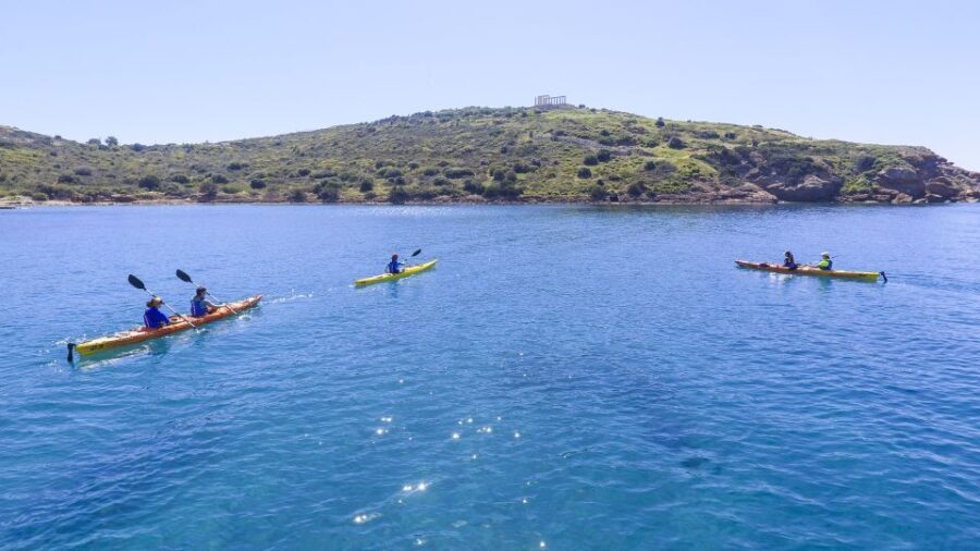 From Athens: Cape Sounion Guided Kayaking Tour with Lunch - Stops and Highlights Along the Way