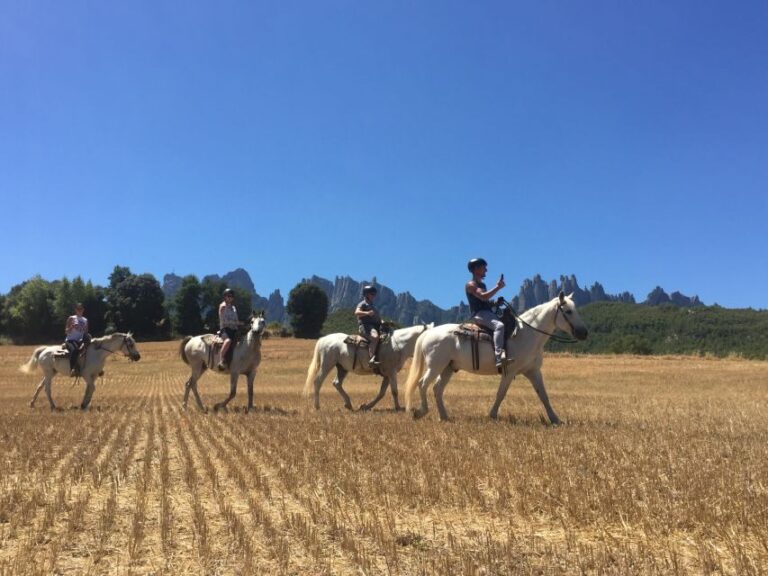 From Barcelona: Horseback Tour in Montserrat National Park - What’s Included & What’s Not