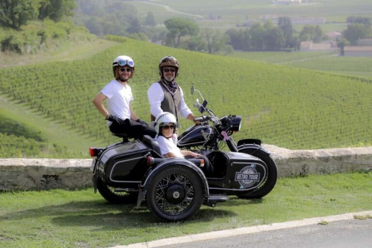 From Bordeaux: Saint-Emilion Wine Tour in a Sidecar - Authentic Experiences from Reviewers