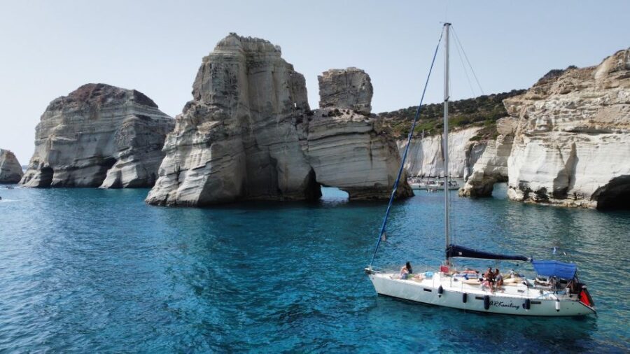 From Milos: Guided Day Cruise to Kleftiko With Lunch - Key Points