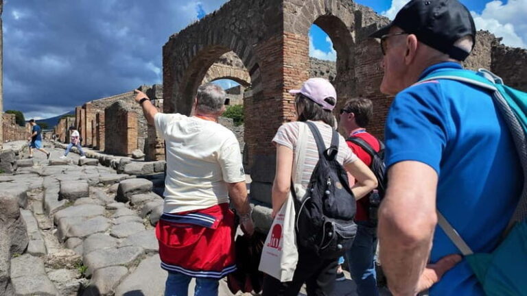 From Naples: Guided walking tour of Pompeii with entry ticket and train - Practical Details & Tips