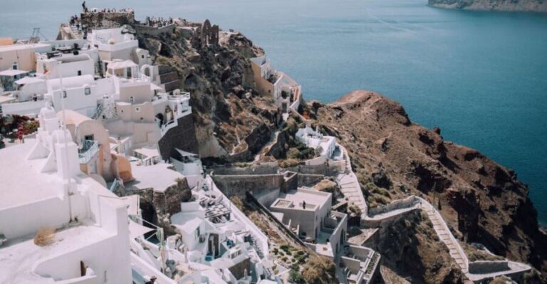 From Naxos: Full-Day Boat Trip to Santorini - Arrival and the Bus Transfer to Fira