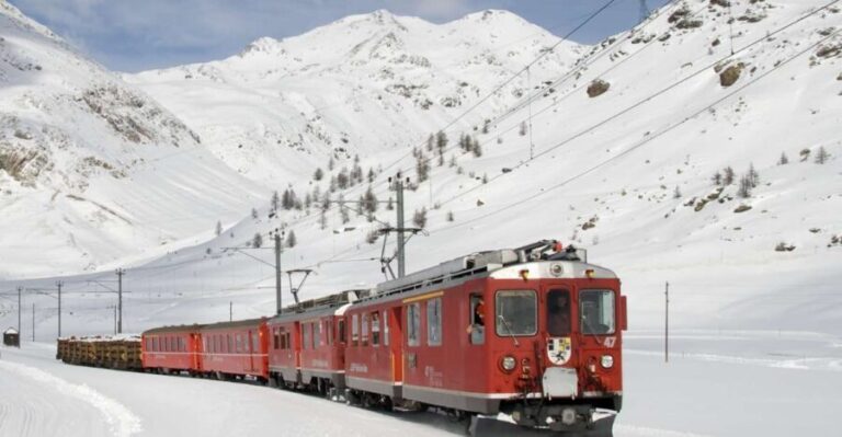 From Saint Moritz: Bernina Red Train with Winery Tasting - The Journey from Saint Moritz to Tirano