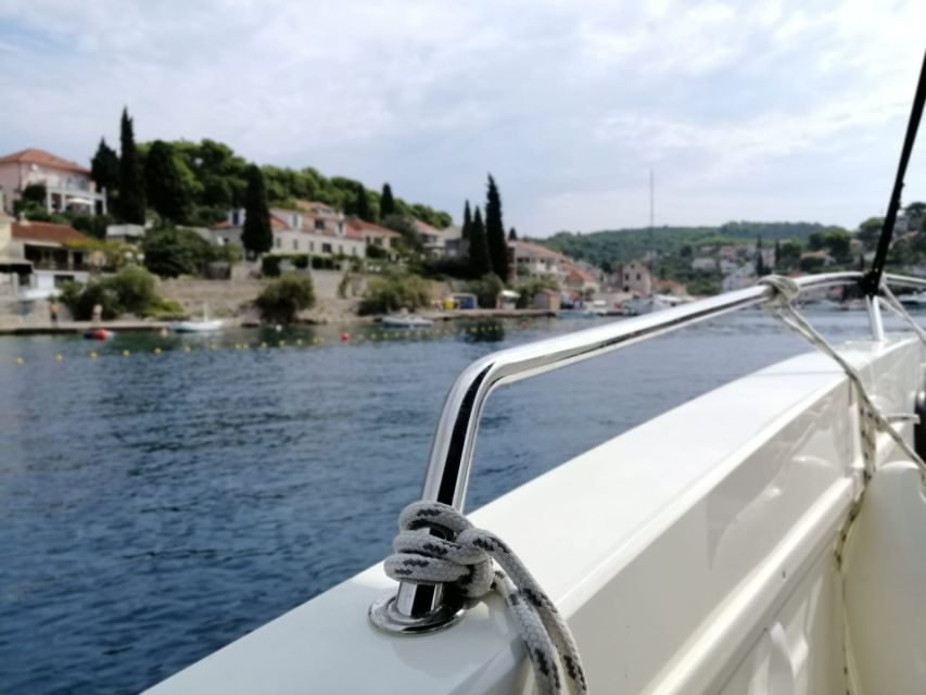 From Trogir: 3 islands half day tour with Blue Lagoon - The boat ride and group size