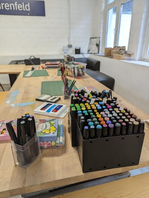 Graffiti workshop team event - The Studio Environment: A Space Designed for Creativity