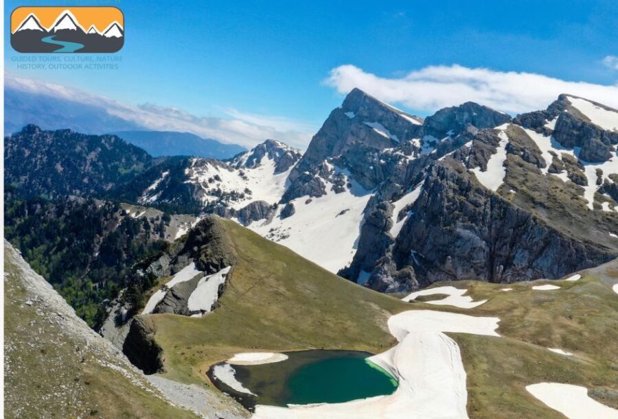 Guided hiking tour to the dragon lake of Mountain Tymfi - An Overview of the Epic Journey in Epirus