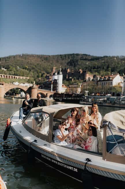 Heidelberg: Boat ride Heidelberg private boat with captain 3.5 hours for up to 12 guests - What the Itinerary Looks Like