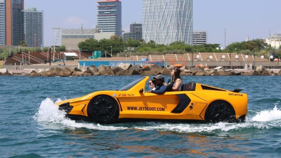 Jetcar: water car in Barcelona - The Itinerary and What to Expect
