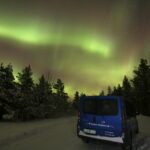 Kiruna: Northern Lights Minivan Chase with Warm Drink - The Comfort & Experience