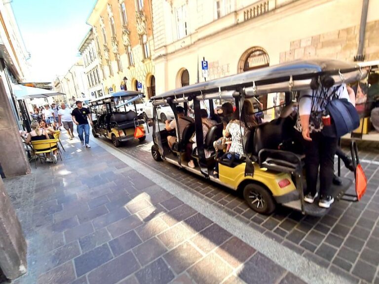 Krakow: Private Panoramic Tour by Golf Cart with Audio Guide - What to Expect on the Tour