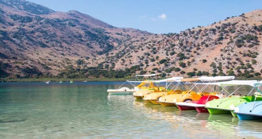 Lake Kournas: Pedal Boat Rental With Transfer - The Itinerary and What to Expect