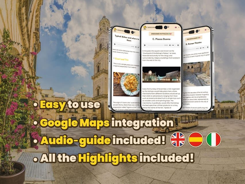 Lecce: Digital guide made with a Local for your tour - Who is This Tour Perfect For?