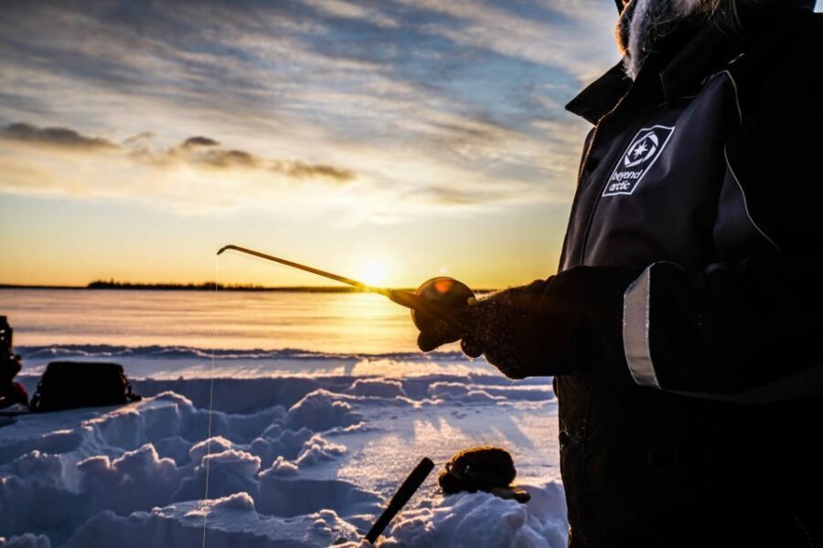 Levi: Ice Fishing on a Frozen Lake - Key Points