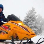 Levi: Lapland Family Snowmobile Safari - The Scenic Ride: Snow-covered Forests and Lakes