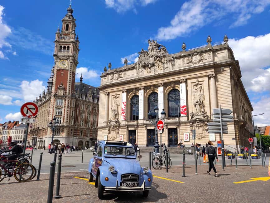 Lille Driving Tour by Convertible Citroen 2CV - Key Points