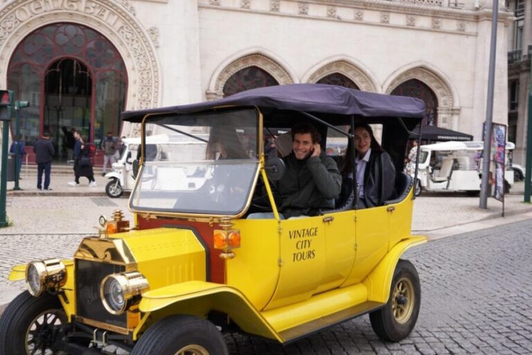 Lisbon: Tuk Tuk City tour with vintage car - The Itinerary in Detail