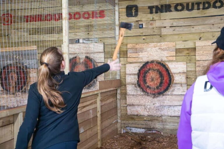 Llangollen: Axe Throwing, Archery and Air Rifles Combo - How the Tour Works: From Arrival to Ending