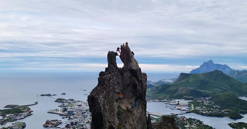 Lofoten: Climb Svolværgeita with a certified tour guide and experience the adventure! - Detailed breakdown of the itinerary