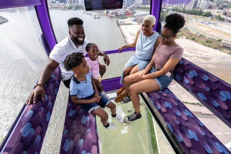 London: IFS Cloud Cable Car - Glass Floor Experience - The Viewpoints: Landmarks and Sightings