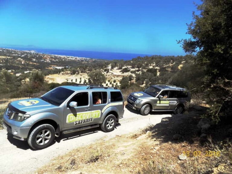 Luxury Jeep Safari to South Coast, Palm Beach and Canyons - Exploring the Cretan Countryside