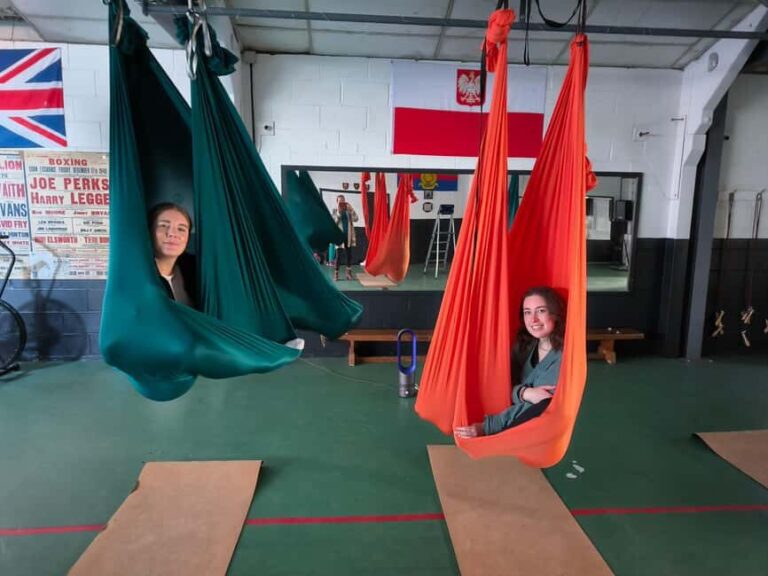 Lymington: Aerial Yoga Class - The Experience of Suspension: Physical and Mental Benefits