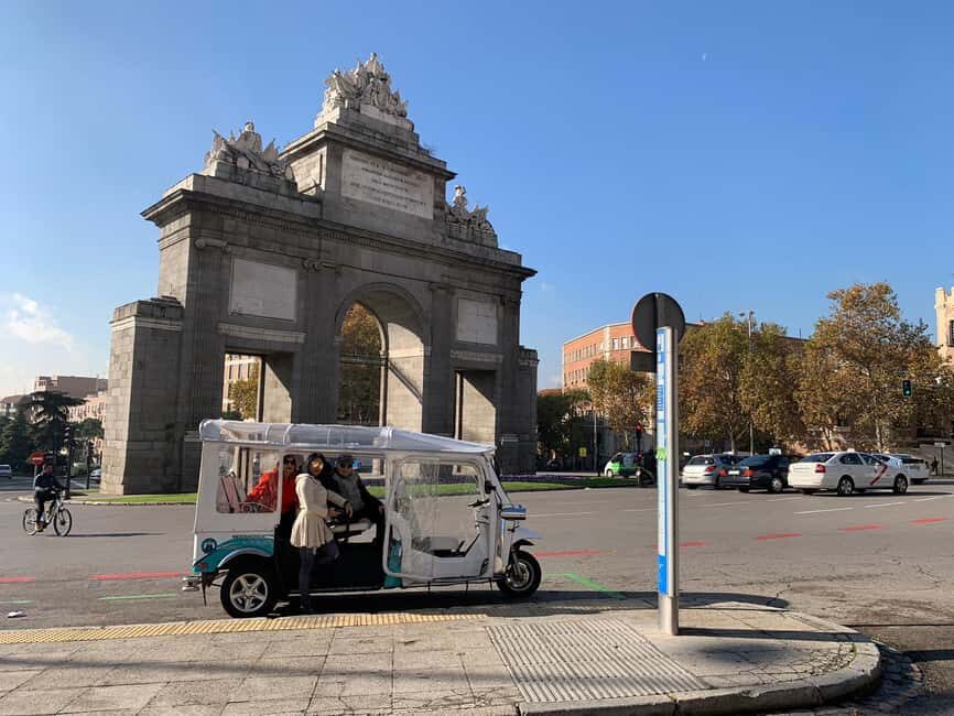 Madrid Tuk Tuk Highlights tour - What to Expect from the Experience