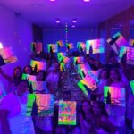 Madrid: Wine Gogh Glow Academy Paint and Sip Classes - What You Can Expect During the Class