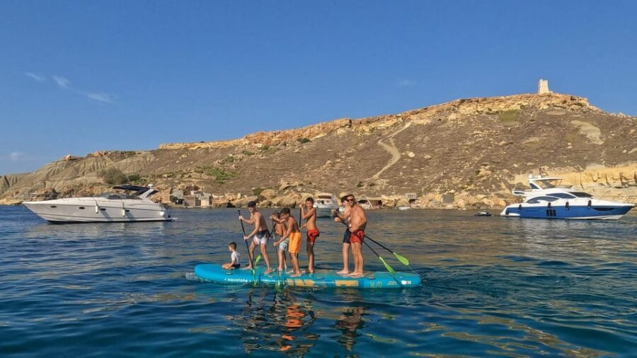 Malta: Guided Giant SUP Tour - Detailed Breakdown of the Itinerary