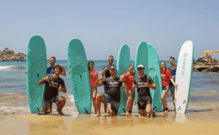 Malta Surf School, Beginner Surf Lessons - What to Expect from Malta Surf School’s Beginner Lesson