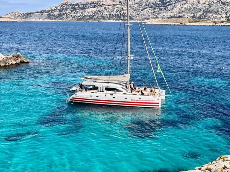 Marseille: Calanques Catamaran Cruise, Picnic, & Swimming - The Experience in Detail