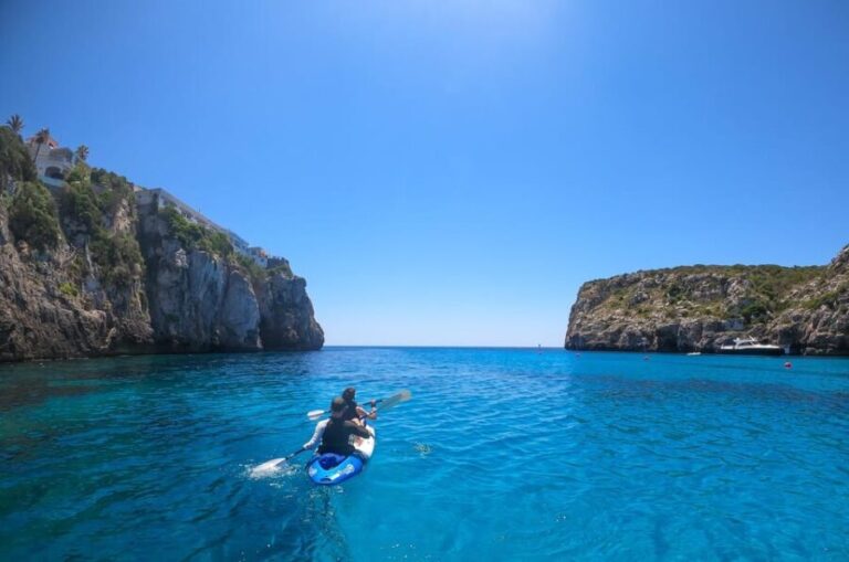 MENORCA: Kayak cave route + photo session. - The Itinerary in Detail
