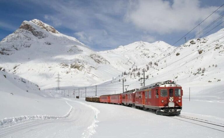 Milan: Bernina Express Train Ride to St. Moritz Day Trip - Exploring St. Moritz
