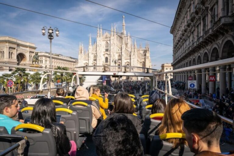 Milan: Hop-On Hop-Off Bus Ticket for 24, 48, 72 Hours - Exploring Milan with the Hop-On Hop-Off Bus