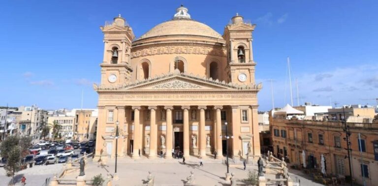 Mosta: Official Rotunda, WWII Shelter, and Buffet Meal Tour - Key Points