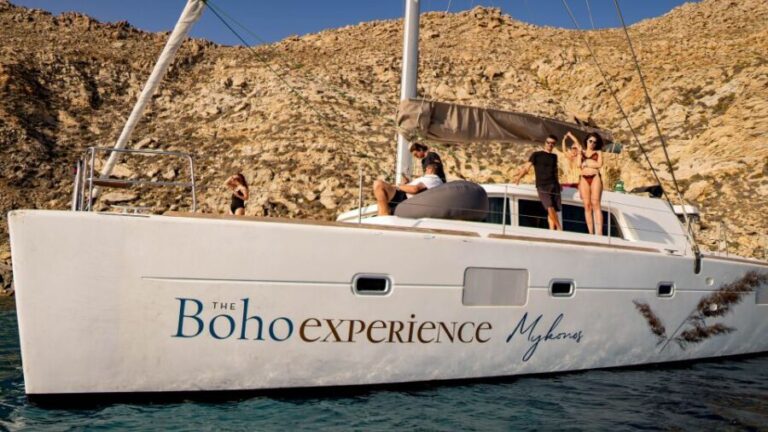 Mykonos: Boho Experience Catamaran Cruise - Practical Aspects to Consider