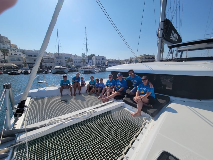 Naxos: Catamaran Cruise with Swim Stops, Food, and Drinks - The Itinerary in Detail