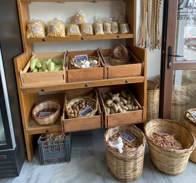 Naxos: Food Walking Tour & Cooking Class with Meal & Drinks - Exploring the Local Market