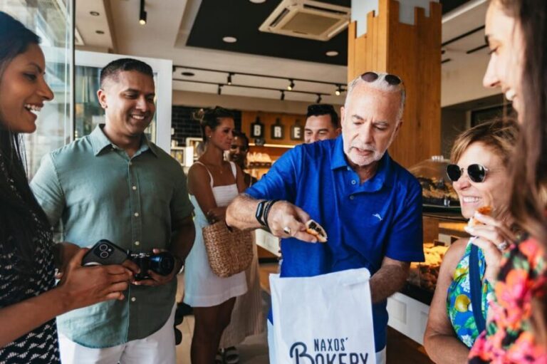 Naxos: Naxos Town Food Tour with Tastings and Wine - Exploring the Itinerary in Detail