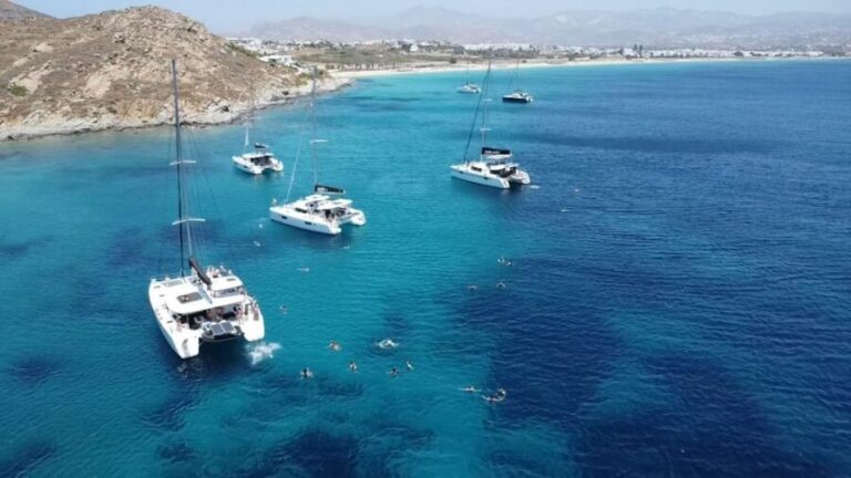 Naxos: Private Sunset Catamaran Cruise with Dinner - The Dining Experience and Scenic Highlights
