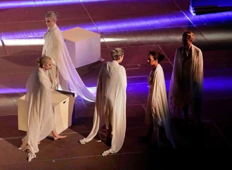 Open-Air Theatre Performance SIX WOMEN in Greek Tragedy - The Performance Itself