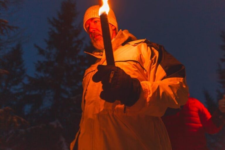 Oslo: Snowy Forest Torchlight Walk with Campfire - The Experiences Value and Practicalities