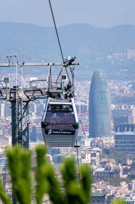 Panoramic Barcelona: Montjuïc, Cable Car, and Beach - The Cable Car Adventure: Elevated Views of Barcelona