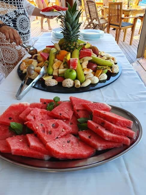 Paphos: All-Inclusive Yacht Cruise to Coral Bay with Stops - Food, Drink, and Entertainment