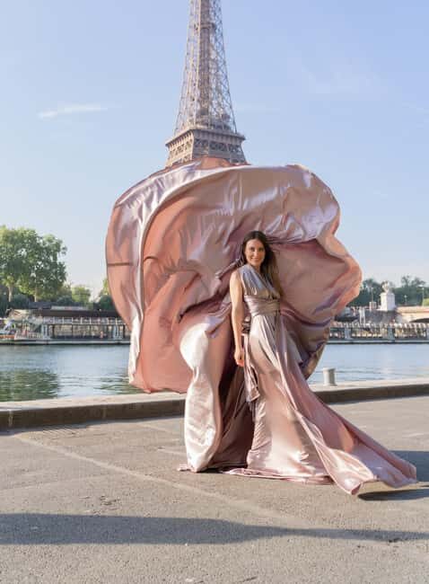 Paris: Eiffel Tower Flying-Dress Photoshoot jonadress - The Value Behind the Price