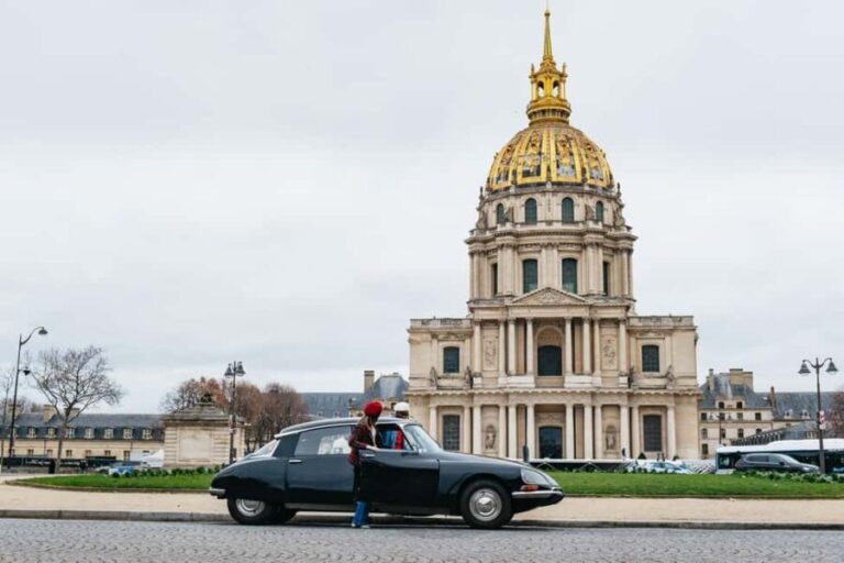 Paris: Private Guided City Tour in a Traction Avant or DS 21 - The Sum Up