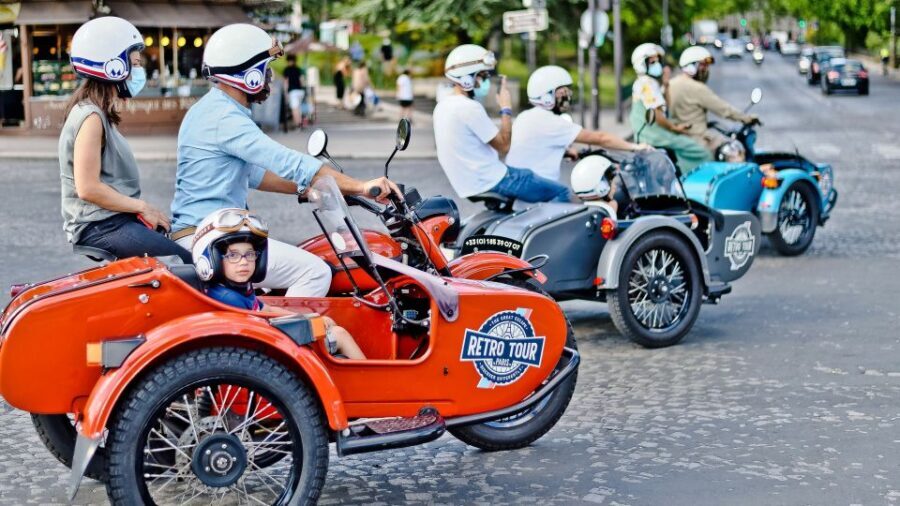 Paris Vintage Sidecar Premium & Private Half-Day Tour - The Experience in Action