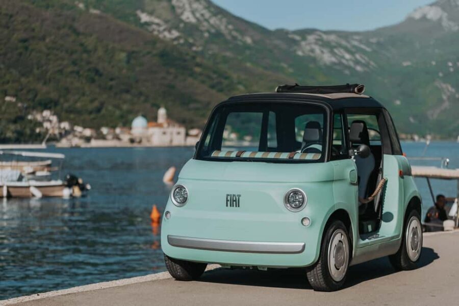 Perast: Guided Tour in a Fiat Topolino E-Car - The Value of the Experience