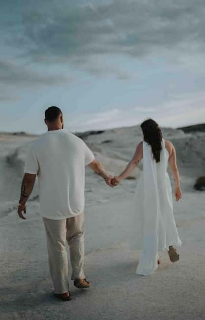 Photo & Drone video at Sarakiniko Beach - What to Expect in Terms of Physicality and Comfort